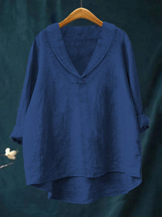 Annika™ | Oversized Leinen-Bluse