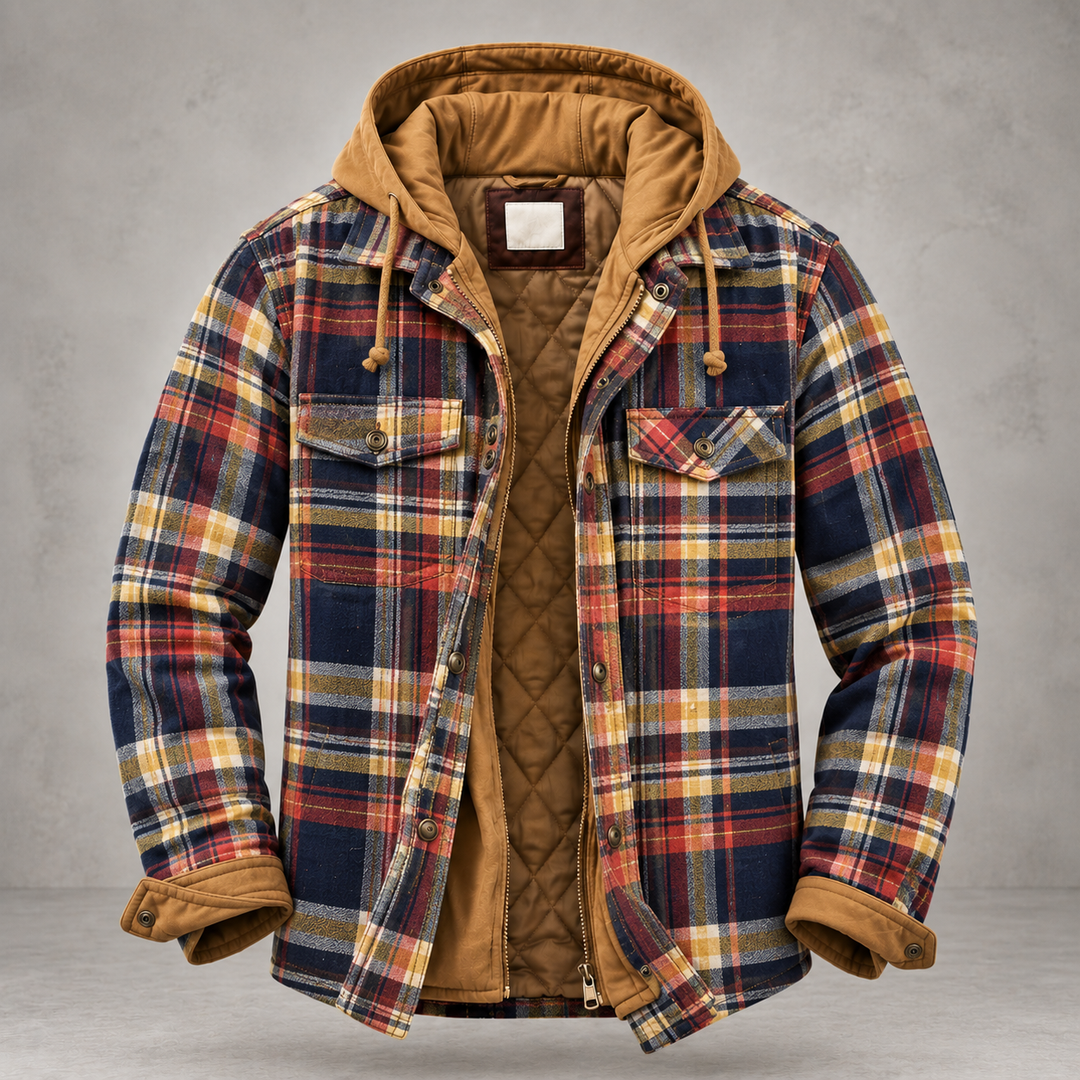 Ragnar | Karo-Patchwork-Jacke Herren