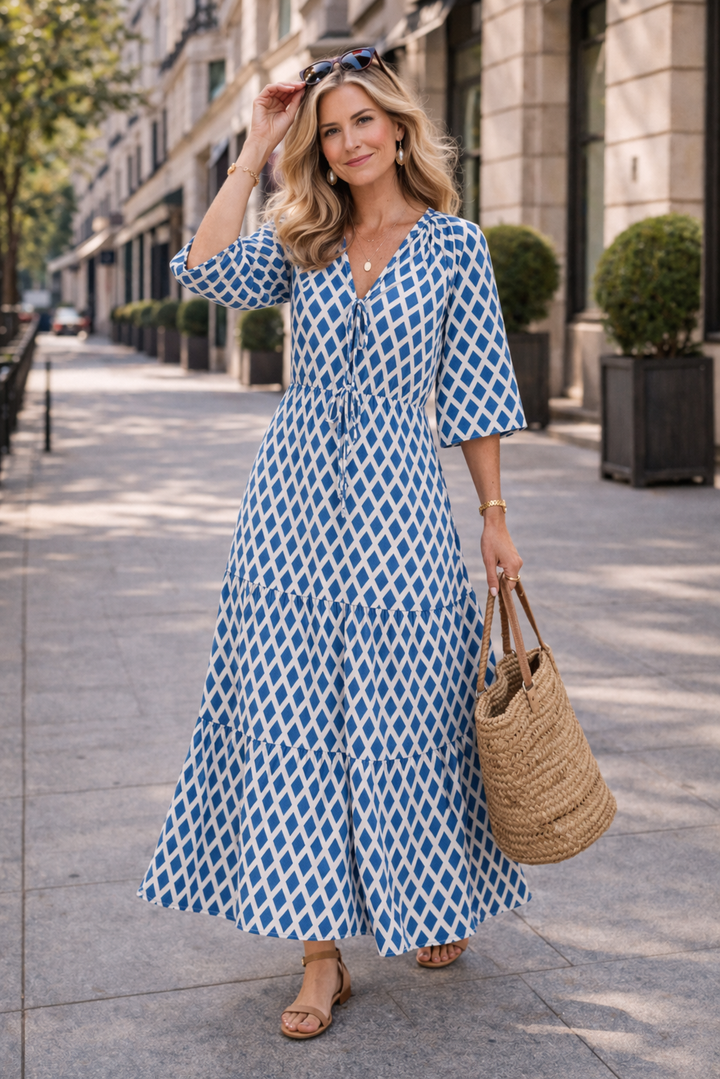 Renate – Boho Maxikleid