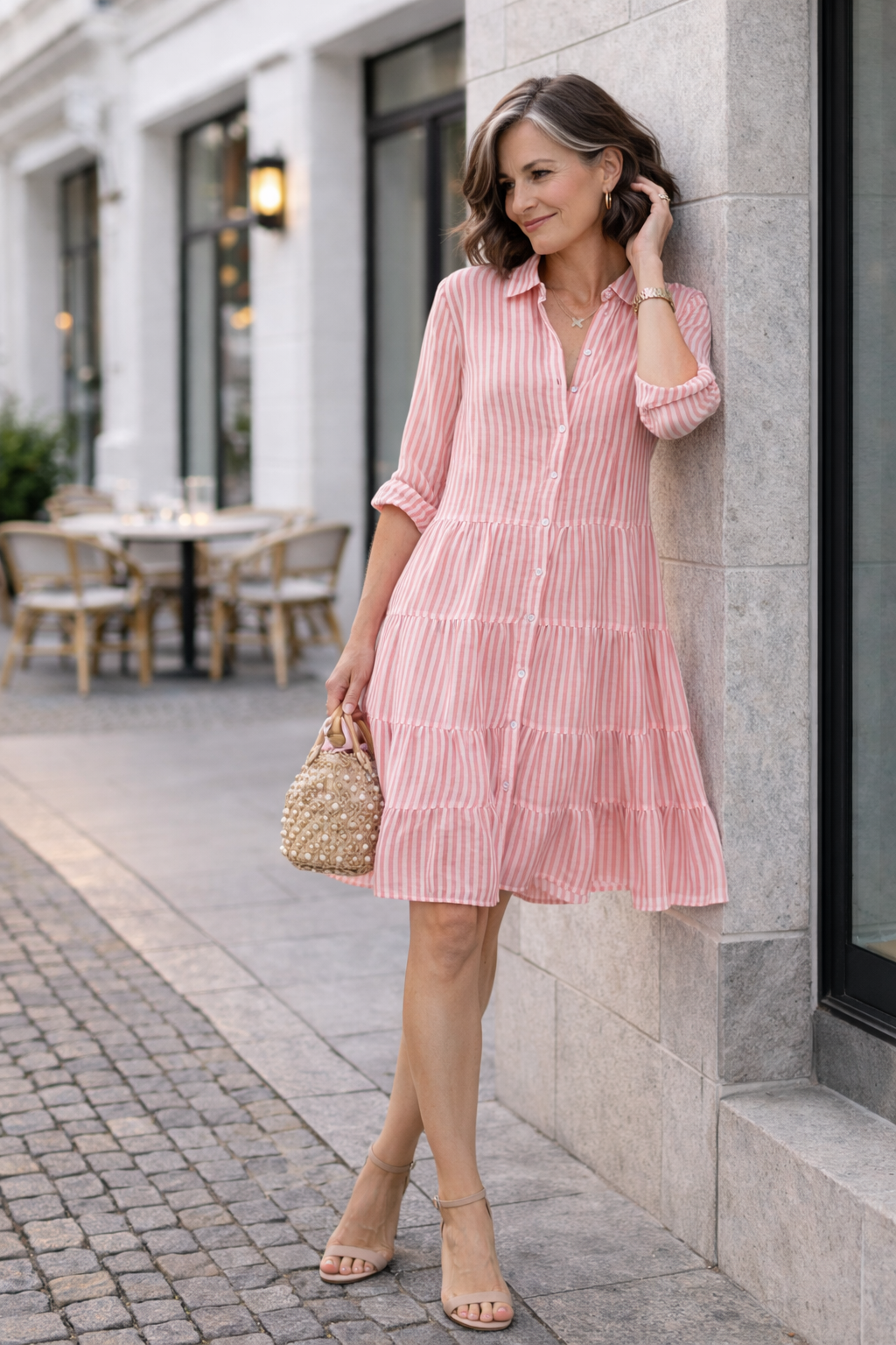 Hannah – Sommer Streifenkleid