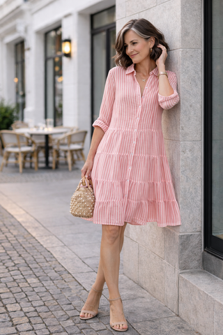 Hannah – Sommer Streifenkleid