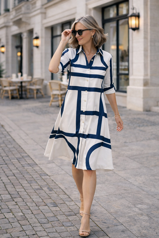 Lena – Klassisches Midikleid