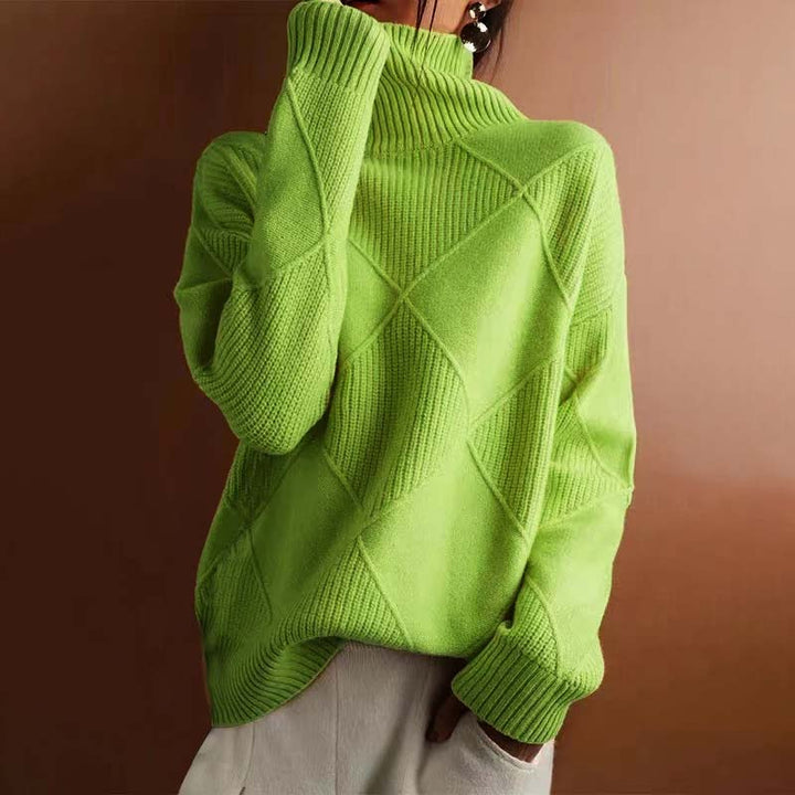 Kylie | Strukturierter Rollkragenpullover