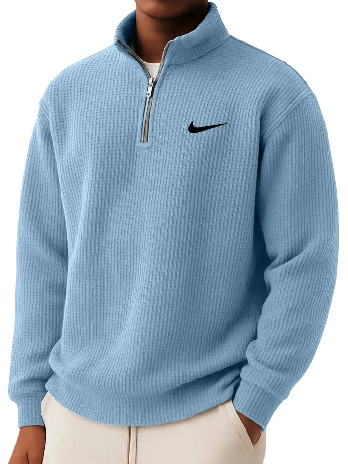 Winterfeld | Sweatshirt mit Kragen und halbem Reißverschluss (1 kaufen, 1 GRATIS dazu)