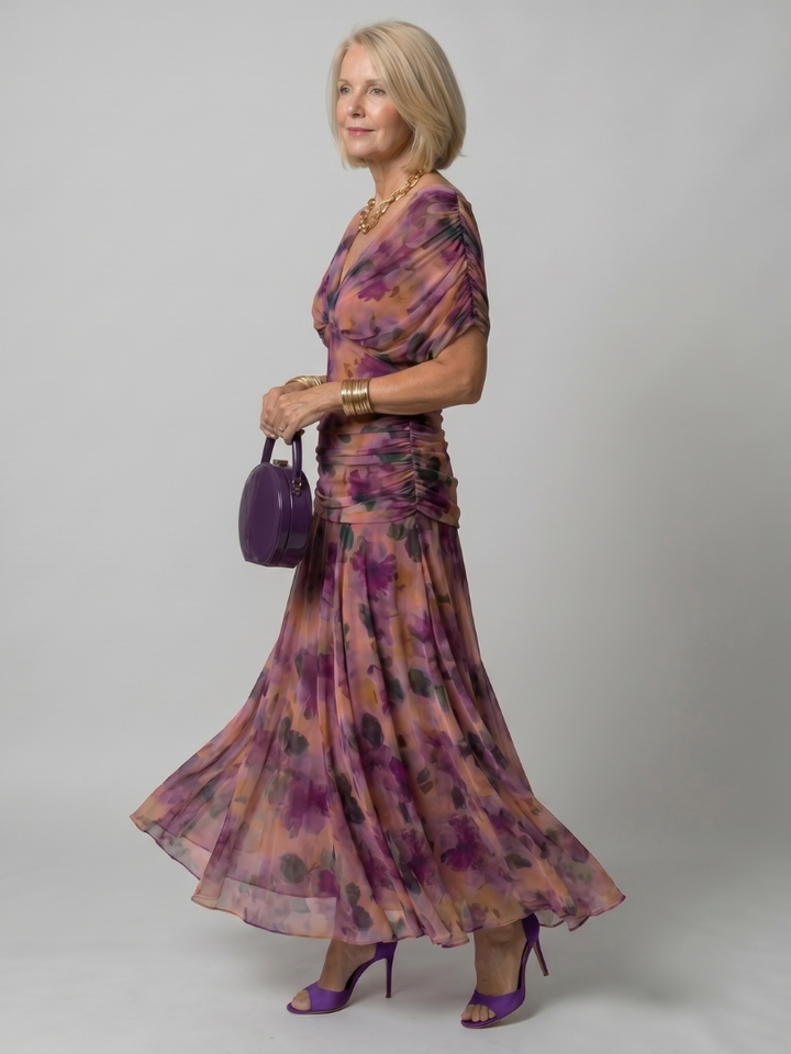 Calen | Off Shoulder Midi Kleid