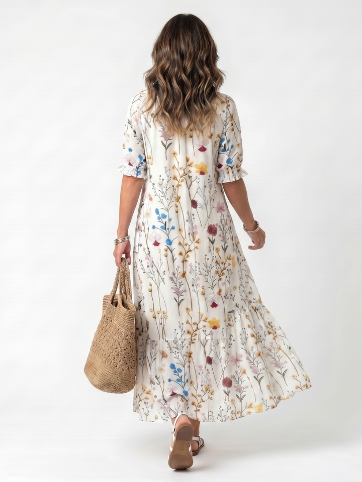 NAEL BERLIN | Boho-Midikleid mit Bommeln Nathalie