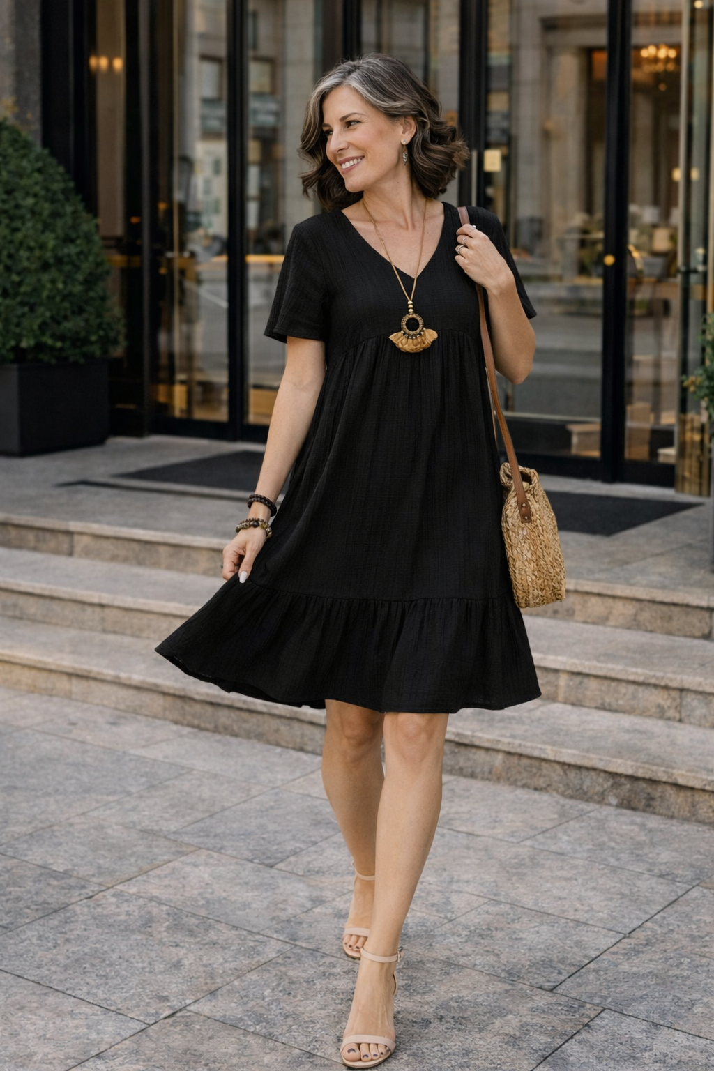 Carina – Figurumschmeichelndes Kleid