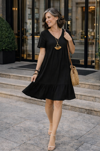 Carina – Figurumschmeichelndes Kleid