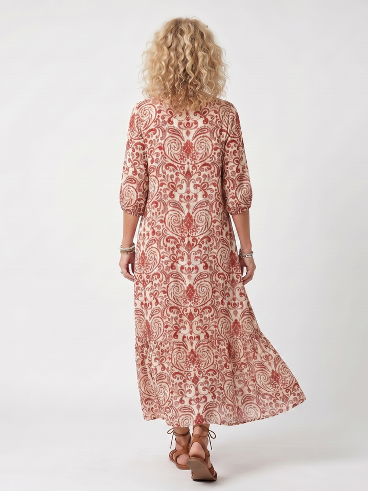 NAEL BERLIN | Boho-Midikleid mit Bommeln Lucie