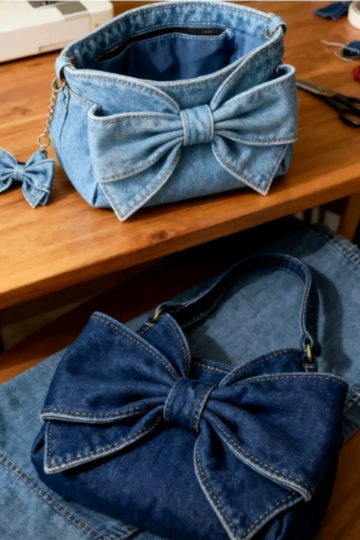 Anika | Retro-Tasche mit Schleife