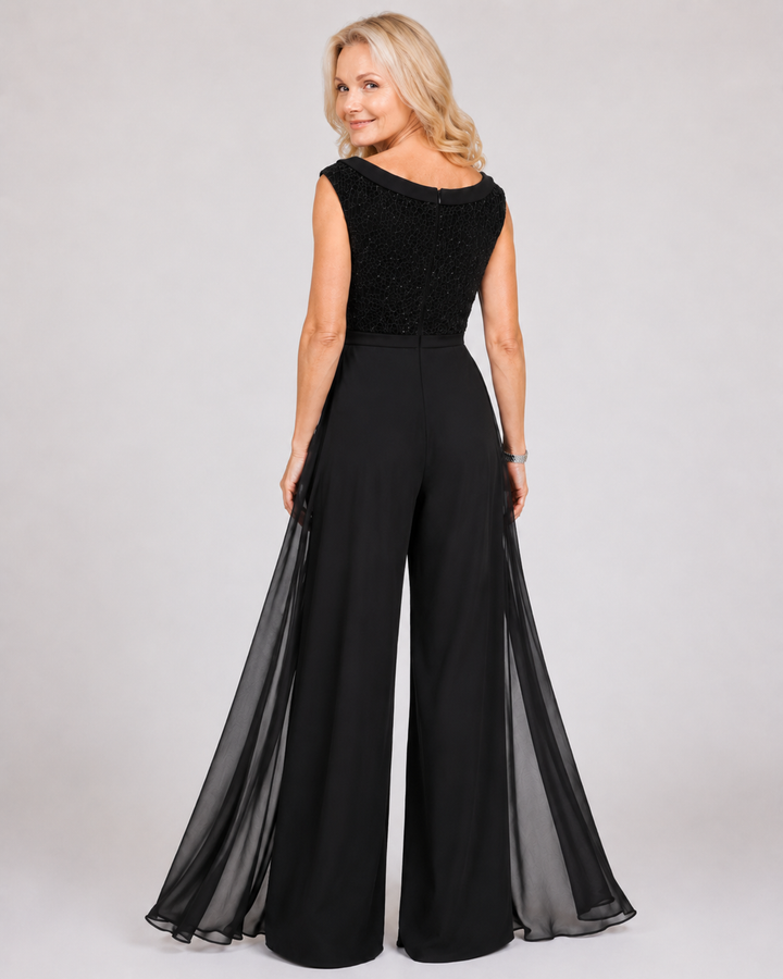 Louna | Stilvoller ärmelloser Jumpsuit