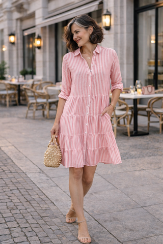 Hannah – Sommer Streifenkleid