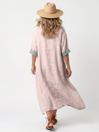 NAEL BERLIN | Boho-Midikleid mit Stickerei und Taschen Mathilde