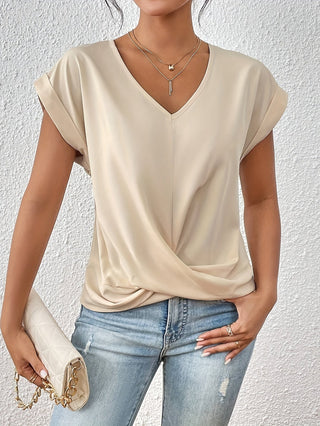 Sina | T-Shirt mit Sweetheart-Ausschnitt