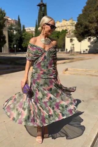 Hendrika | Florales Abendkleid