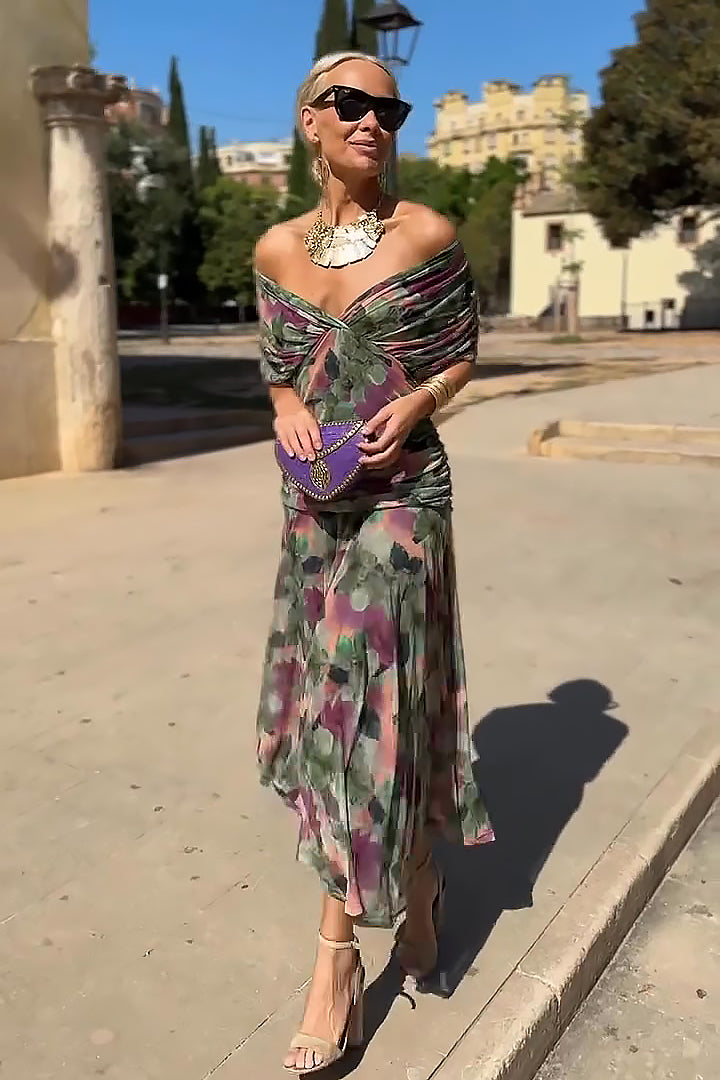 Hendrika | Florales Abendkleid