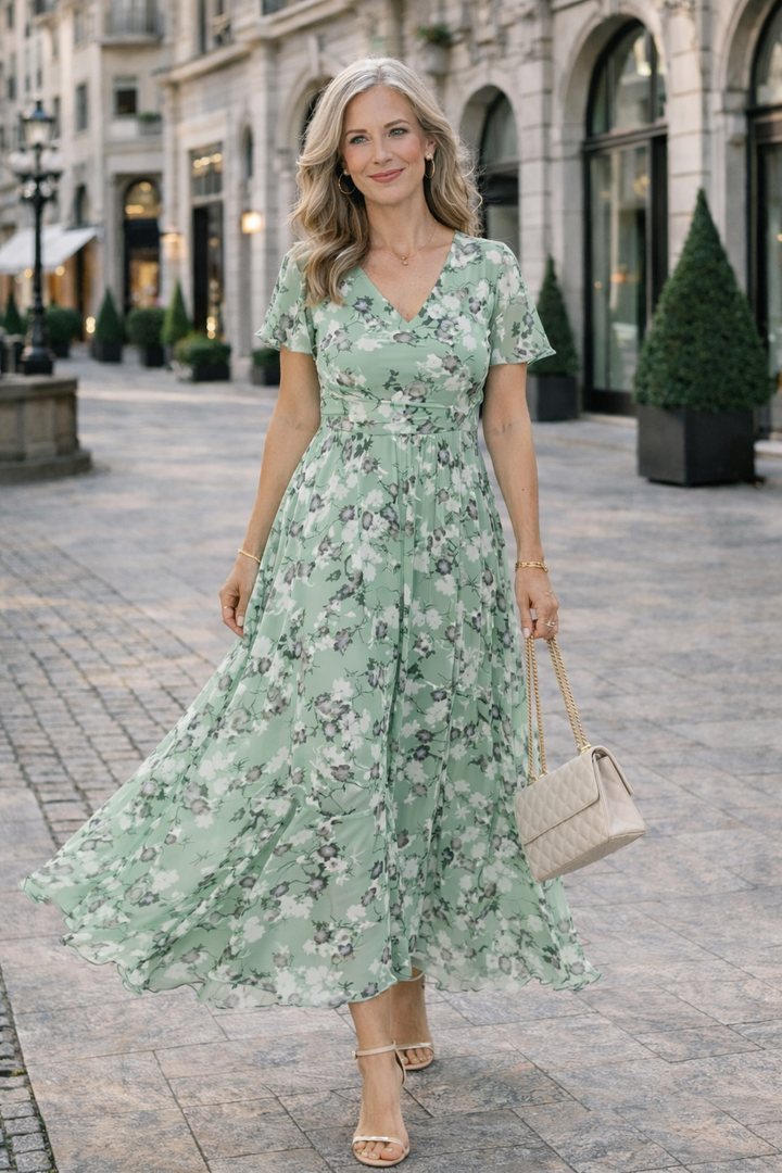 Melanie – Elegantes figurumspielendes Kleid
