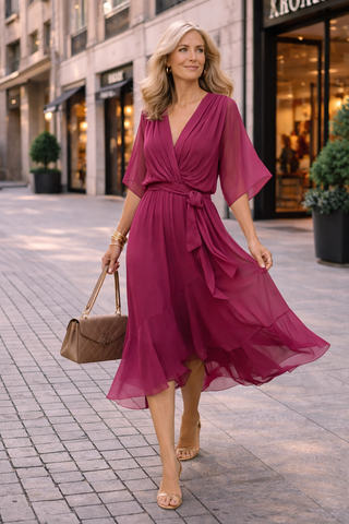 Laura – Chiffon Kleid Sommer