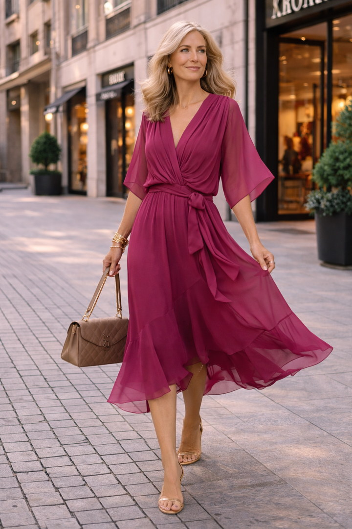 Laura – Chiffon Kleid Sommer