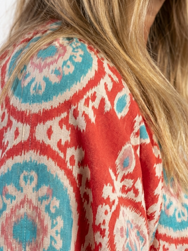 NAEL BERLIN | Boho-Midikleid mit Kaschmir-Print Martine