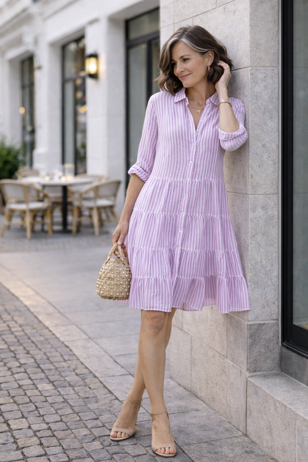 Hannah – Sommer Streifenkleid