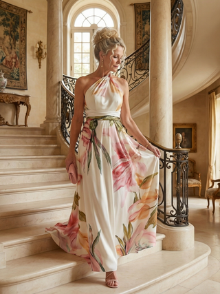 Amiel | Leichtes Blumenkleid Maxi