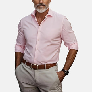 Nael Berlin | Herren Slim Fit Business Hemd mit Knitterfrei
