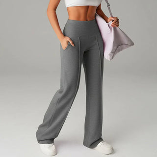 Alba | Hosen mit geradem Schnitt und weitem Bein