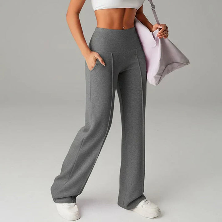 Alba | Hosen mit geradem Schnitt und weitem Bein