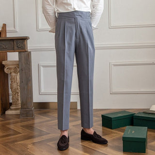 Nael Berlin | Ellis - Klassische Hose Mit Hoher Taille Und Schnallenverschluss Für Herren