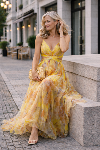 Lena – Floral Maxikleid
