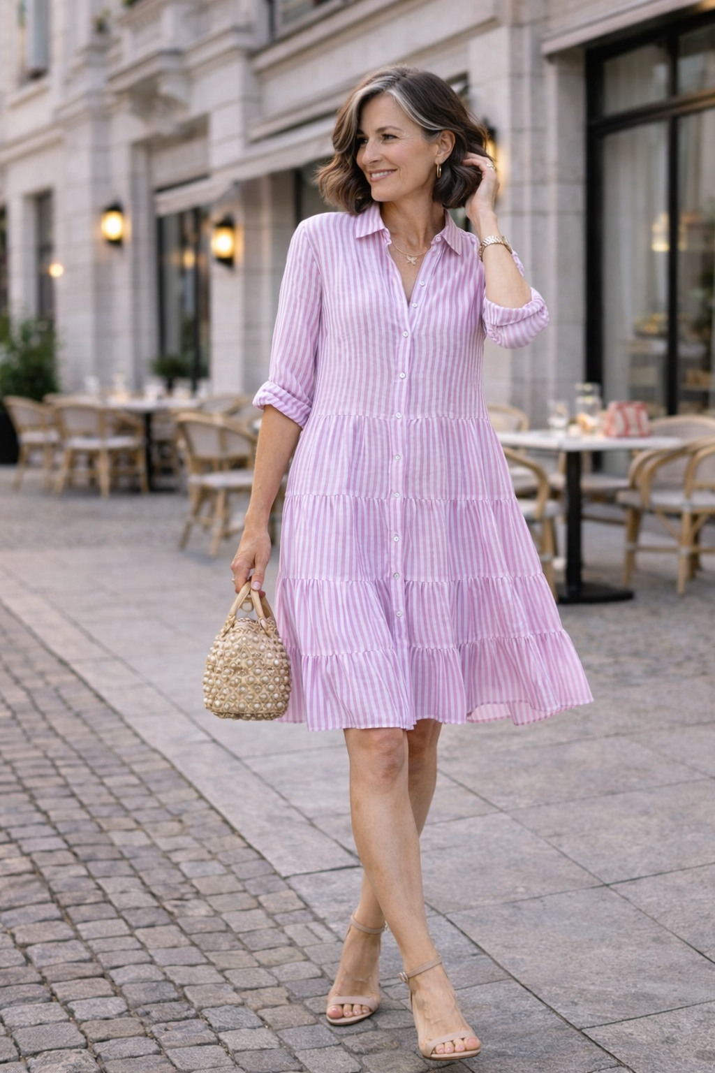 Hannah – Sommer Streifenkleid