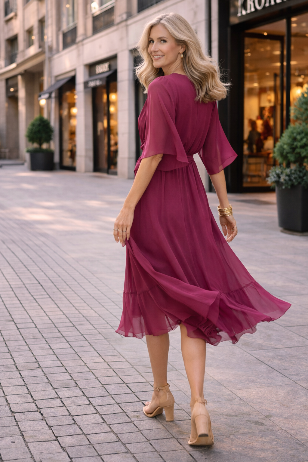 Laura – Chiffon Kleid Sommer