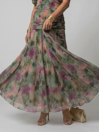 Calen | Off Shoulder Midi Kleid