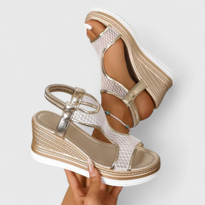 Jessica - Orthopädische Sandalen mit Absatz