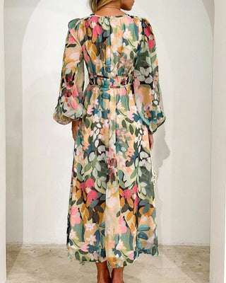 Celine | Feminines Kleid mit Blumenmuster