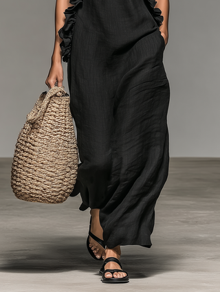 Lua – Maxikleid mit fließender Silhouette