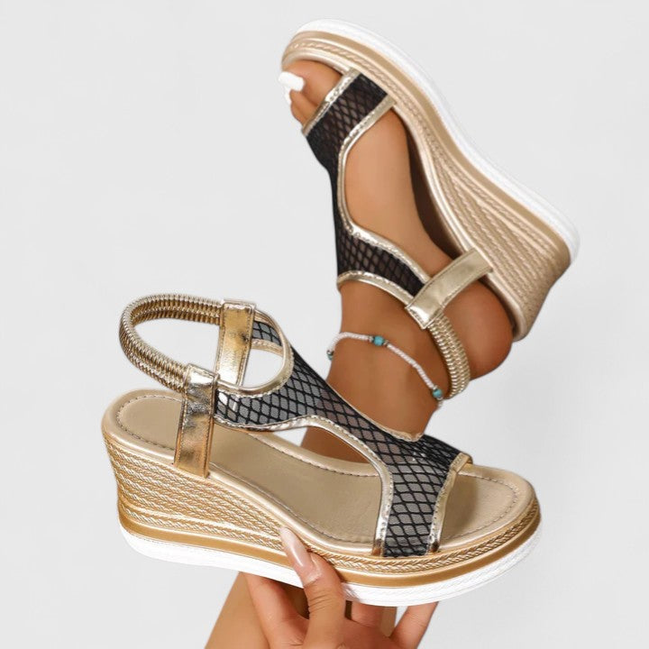 Jessica - Orthopädische Sandalen mit Absatz