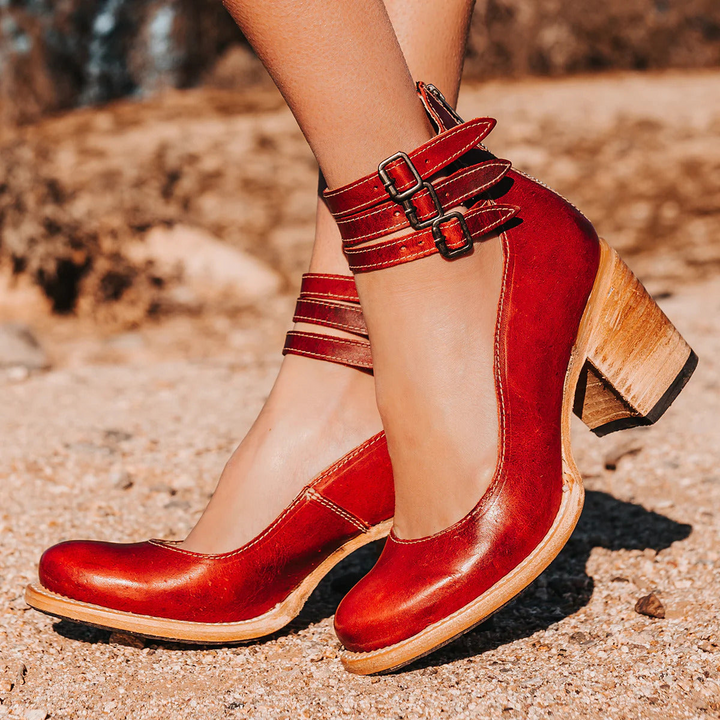 Mirella | Bequeme Leder-Pumps