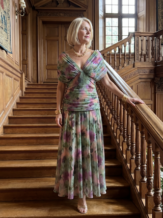 Calen | Off-Shoulder Midi-Kleid