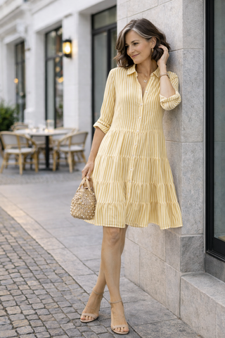 Hannah – Sommer Streifenkleid