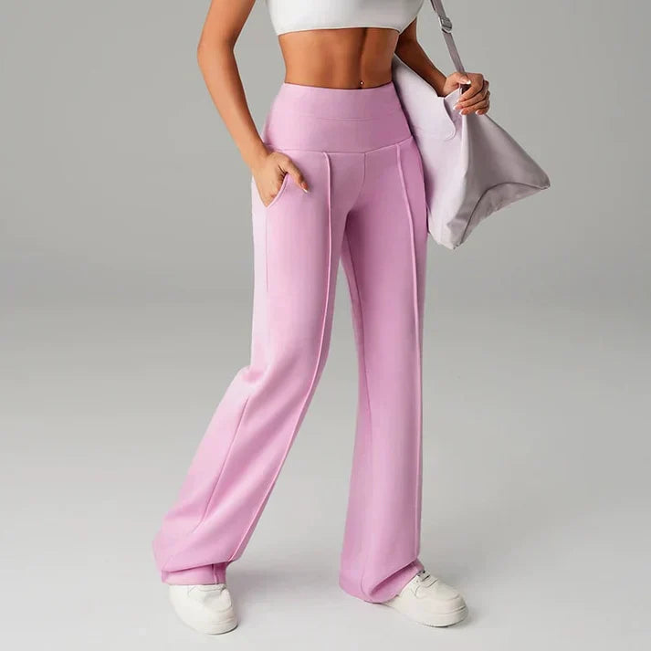 Alba | Hosen mit geradem Schnitt und weitem Bein