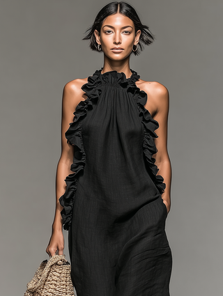 Lua – Maxikleid mit fließender Silhouette