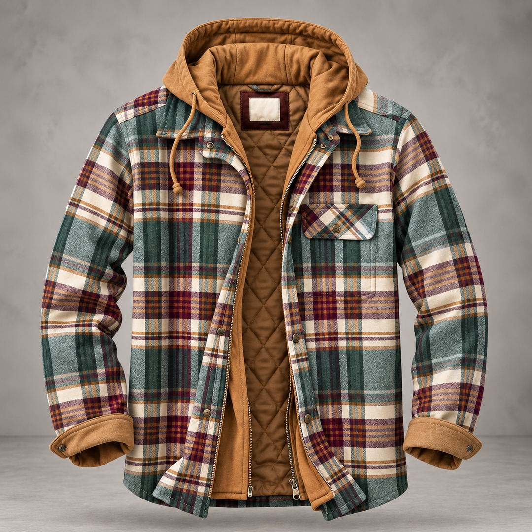 Ragnar | Karo-Patchwork-Jacke Herren