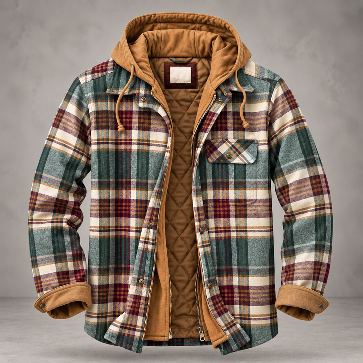 Ragnar | Karo-Patchwork-Jacke Herren