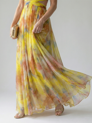 Isel | Soft Wrap Maxi Kleid