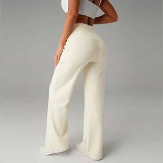 Alba | Hosen mit geradem Schnitt und weitem Bein