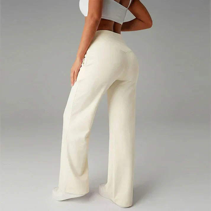 Alba | Hosen mit geradem Schnitt und weitem Bein