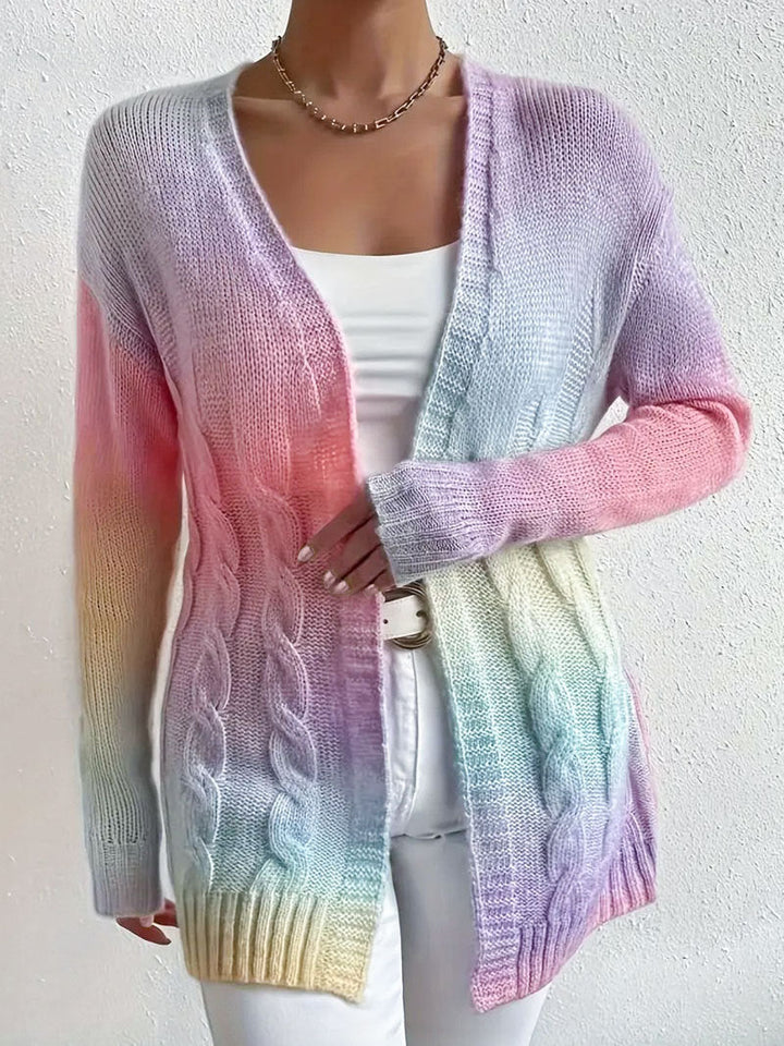 Lange Strickjacke – Offener Duster-Cardigan aus weichem Strick