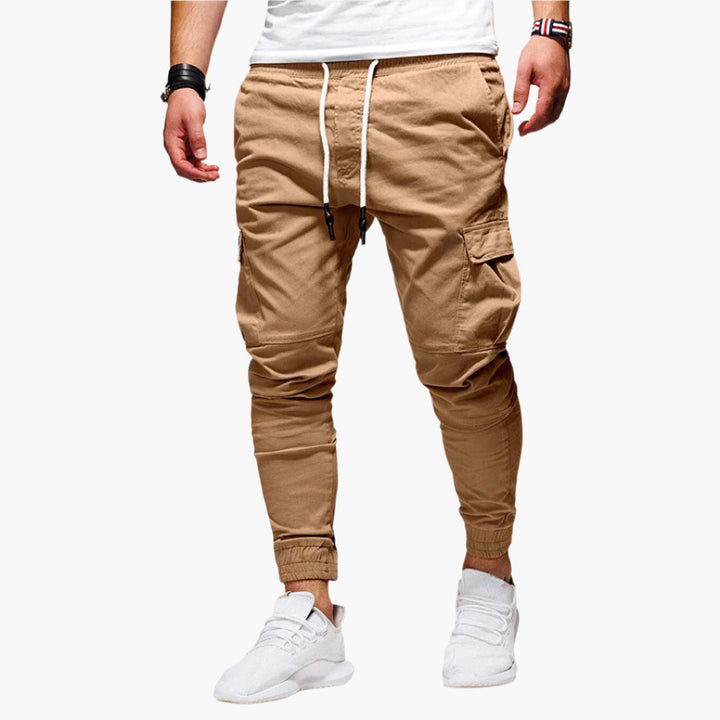 Nael Berlin | Herren Cargo Jogginghose – Moderne Streetwear Freizeithose mit Taschen und Elastikbund, Outdoor & Alltag